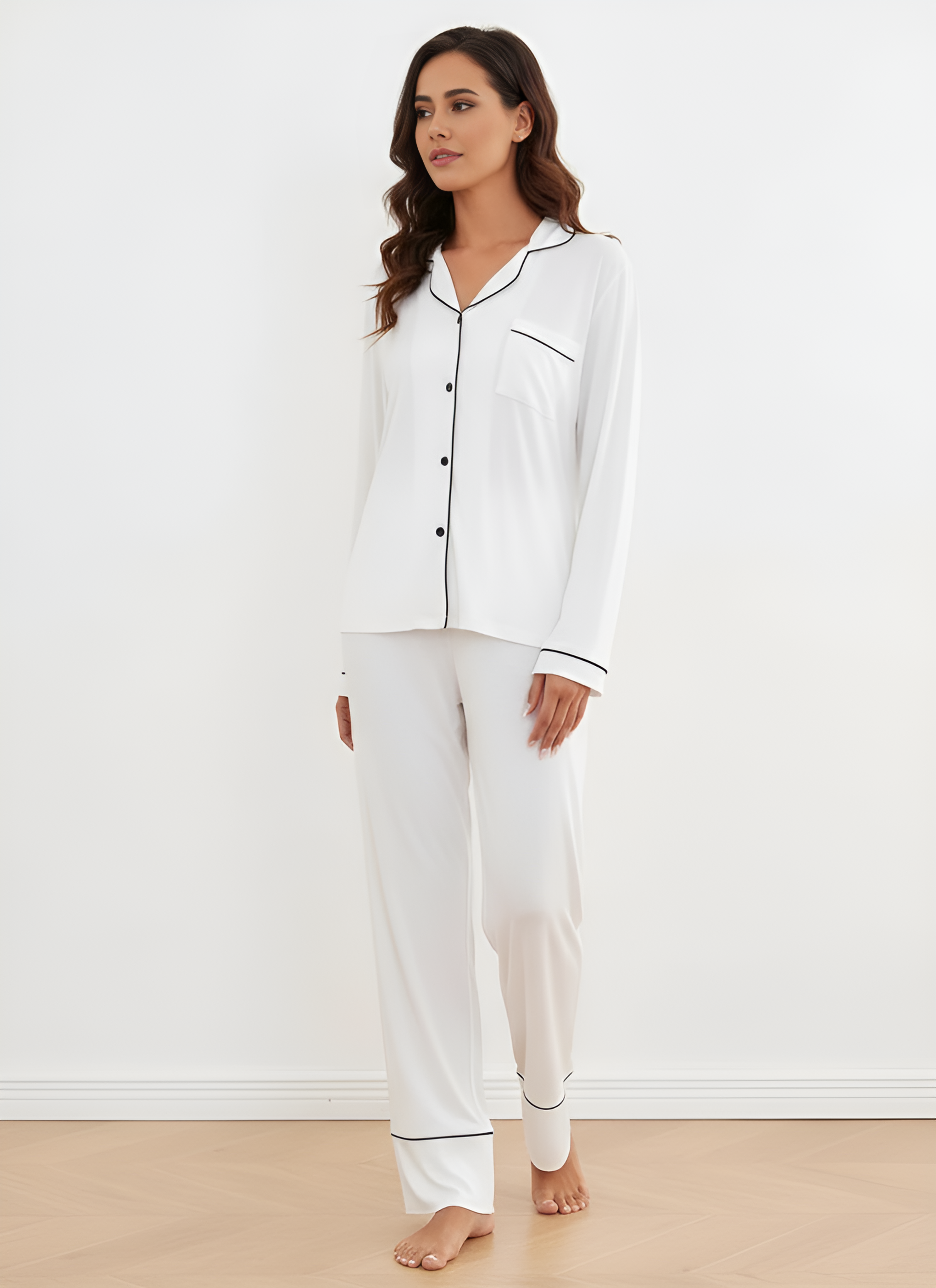 Striped Modal Pajama Set