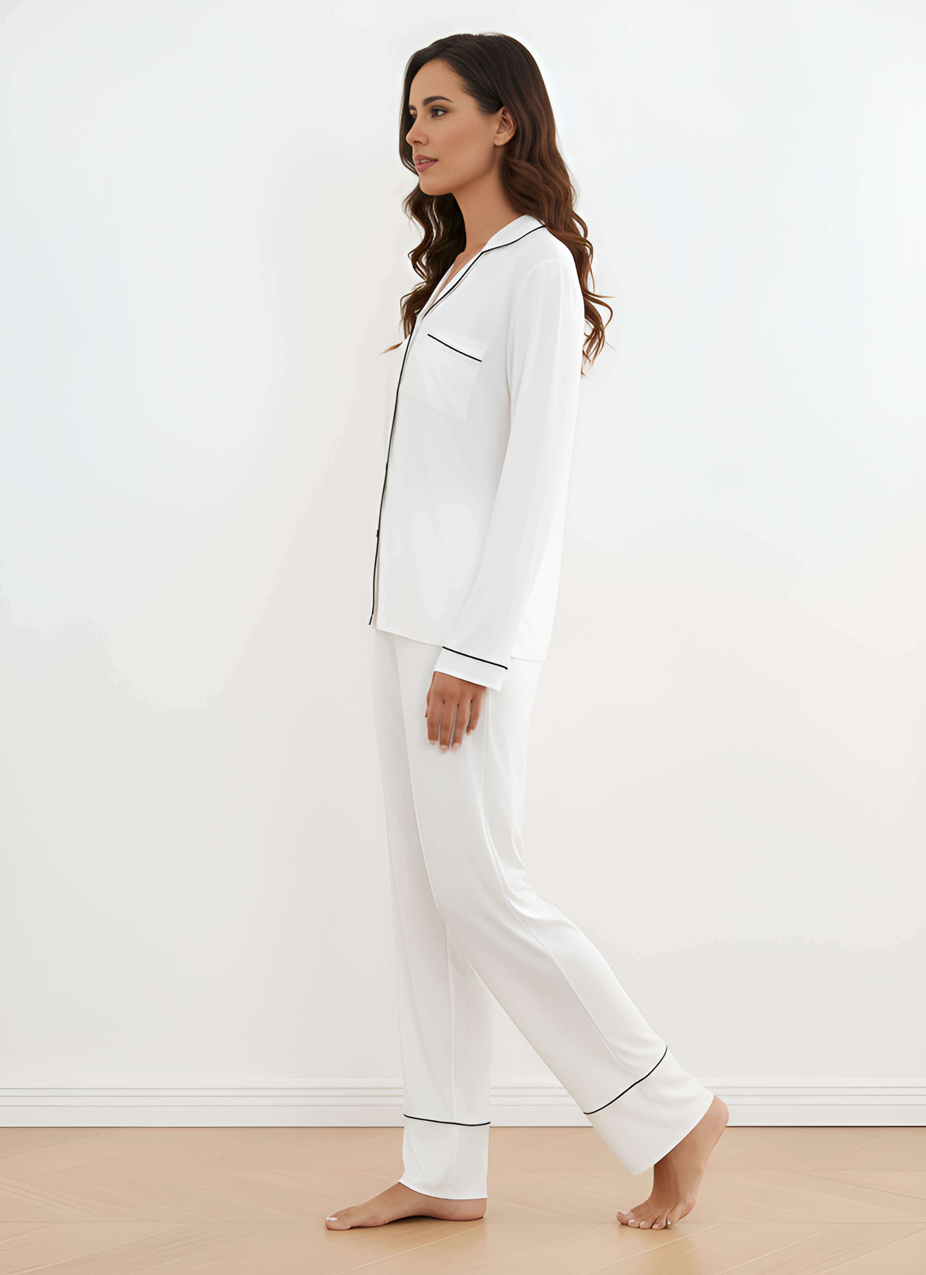 Striped Modal Pajama Set