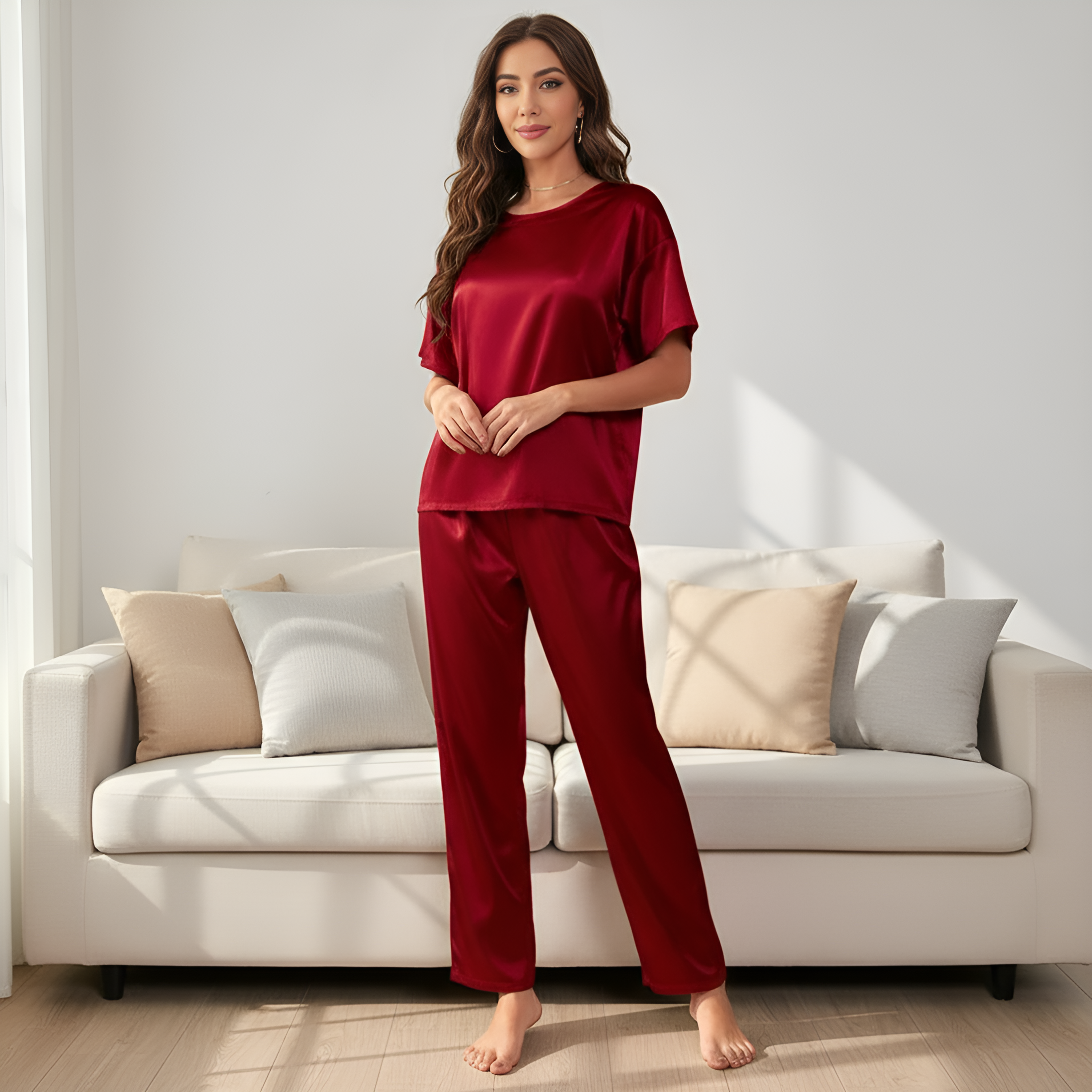IceSilk Satin Pajama Set