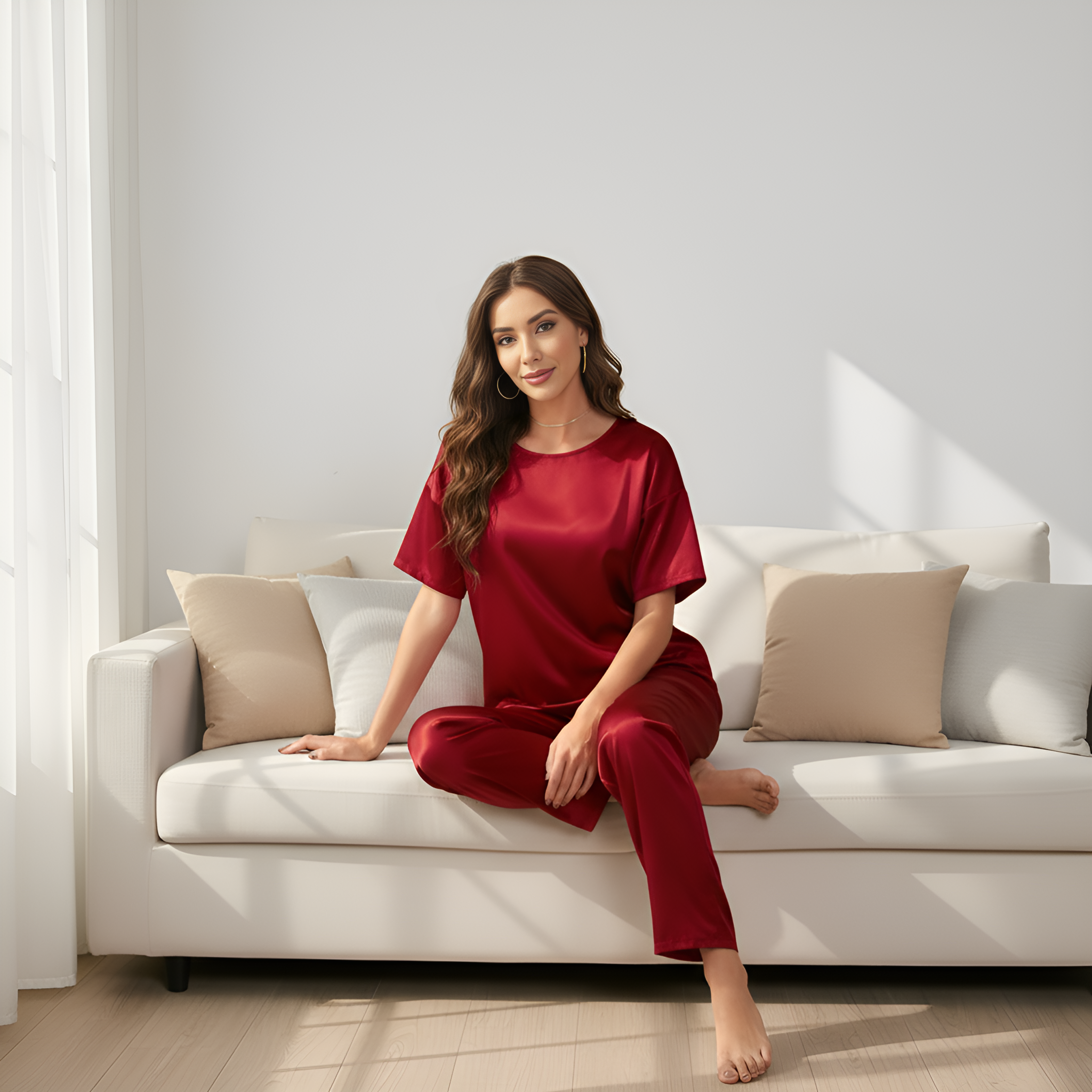IceSilk Satin Pajama Set