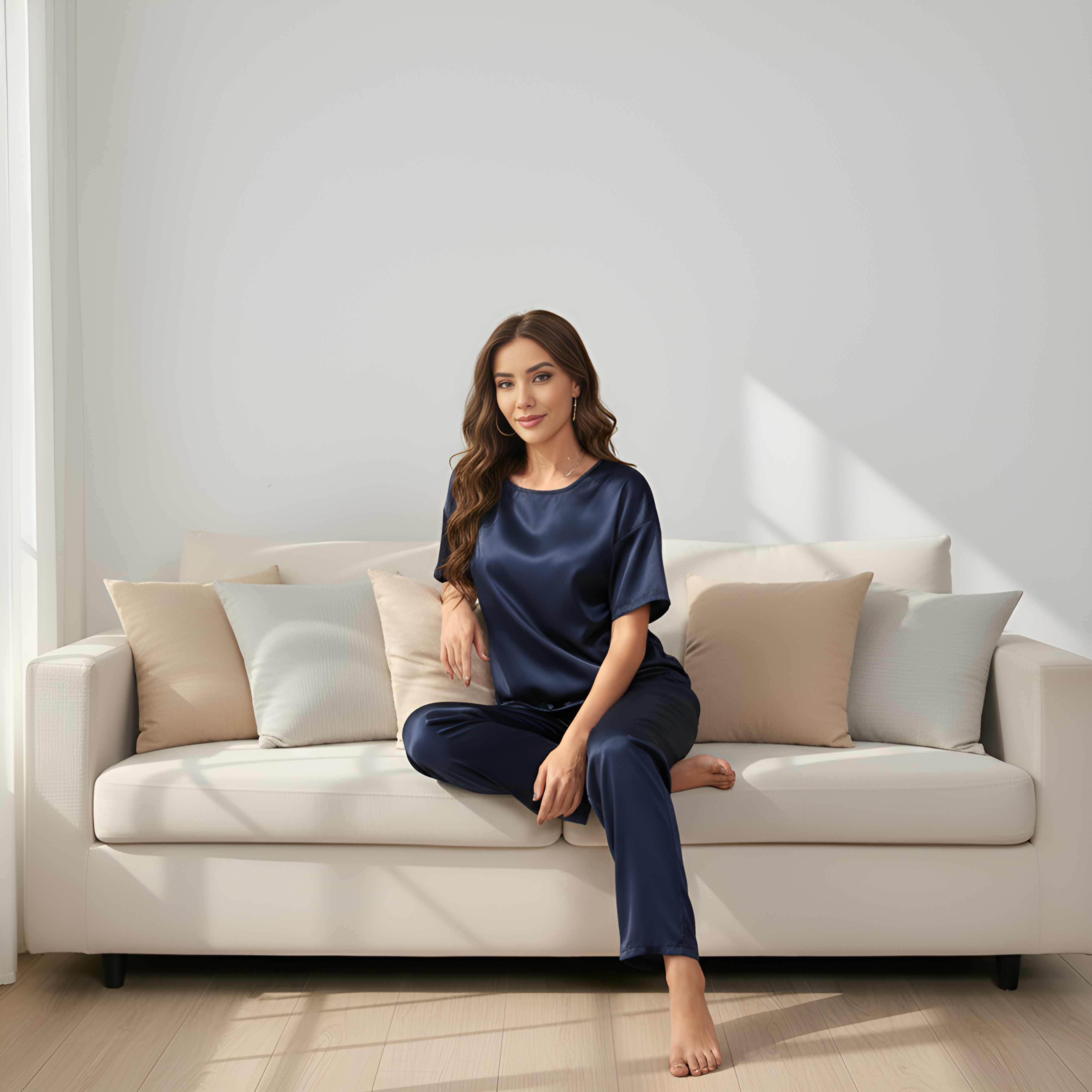 IceSilk Satin Pajama Set