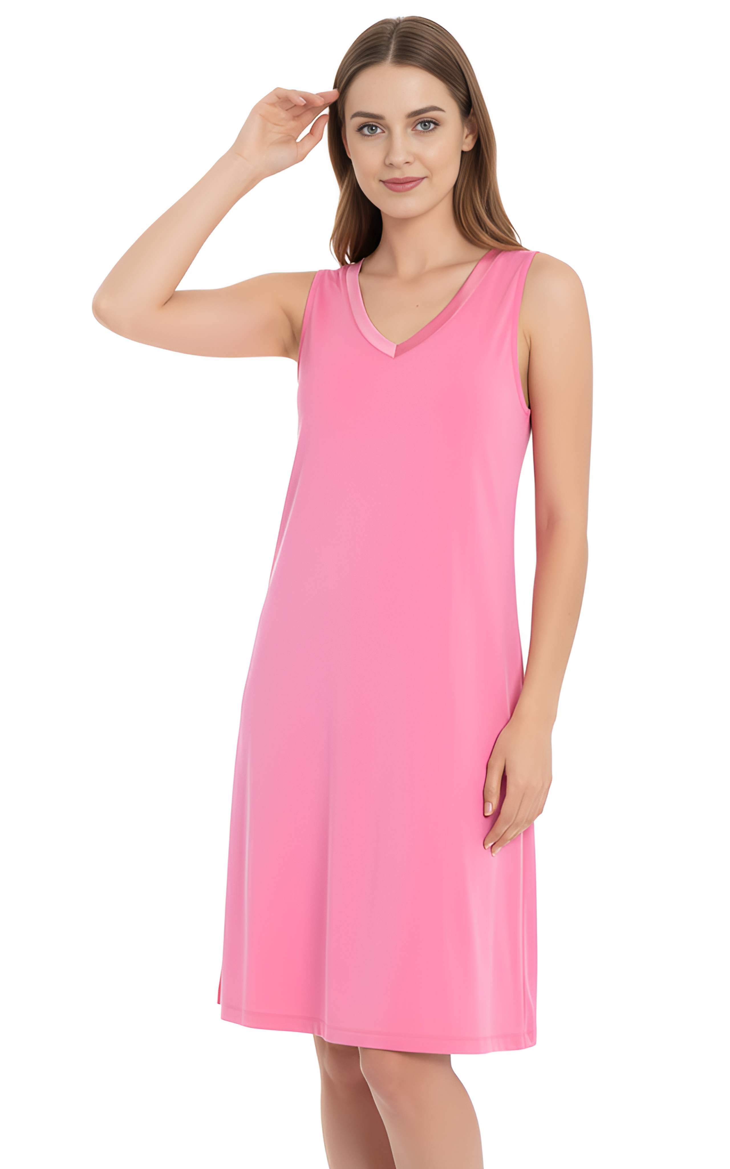 Sleeveless Bamboo Nightgown – Women’s Sleepwear Dress