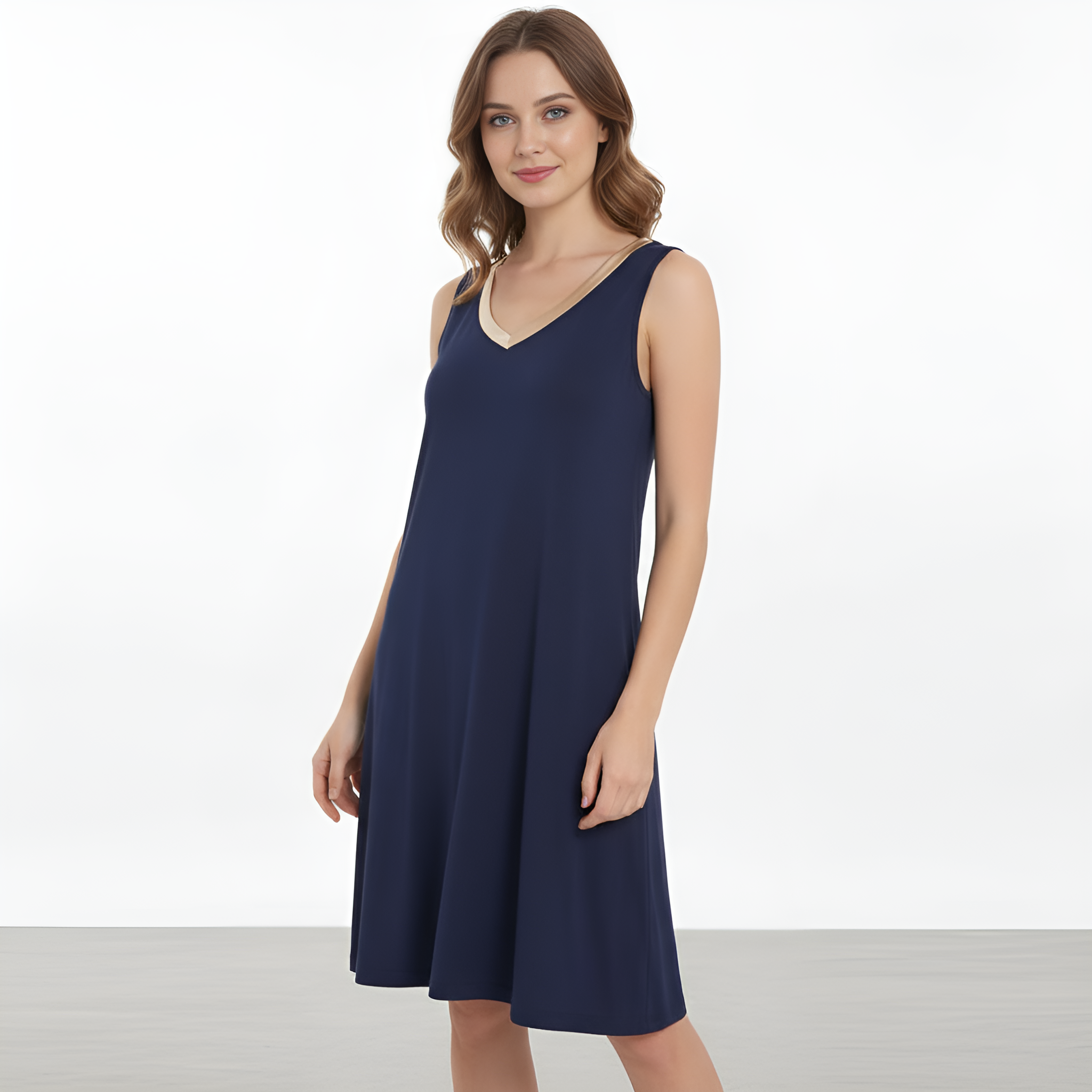 Sleeveless Bamboo Nightgown – Women’s Sleepwear Dress